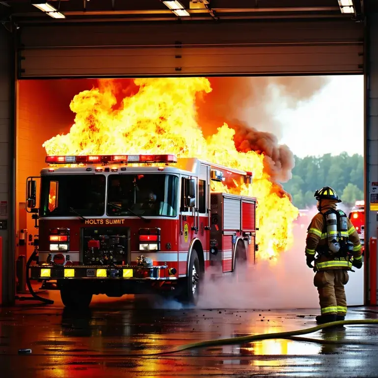 Holts Summit Fire District Contains Gear Dryer Fire at Station No. 1
