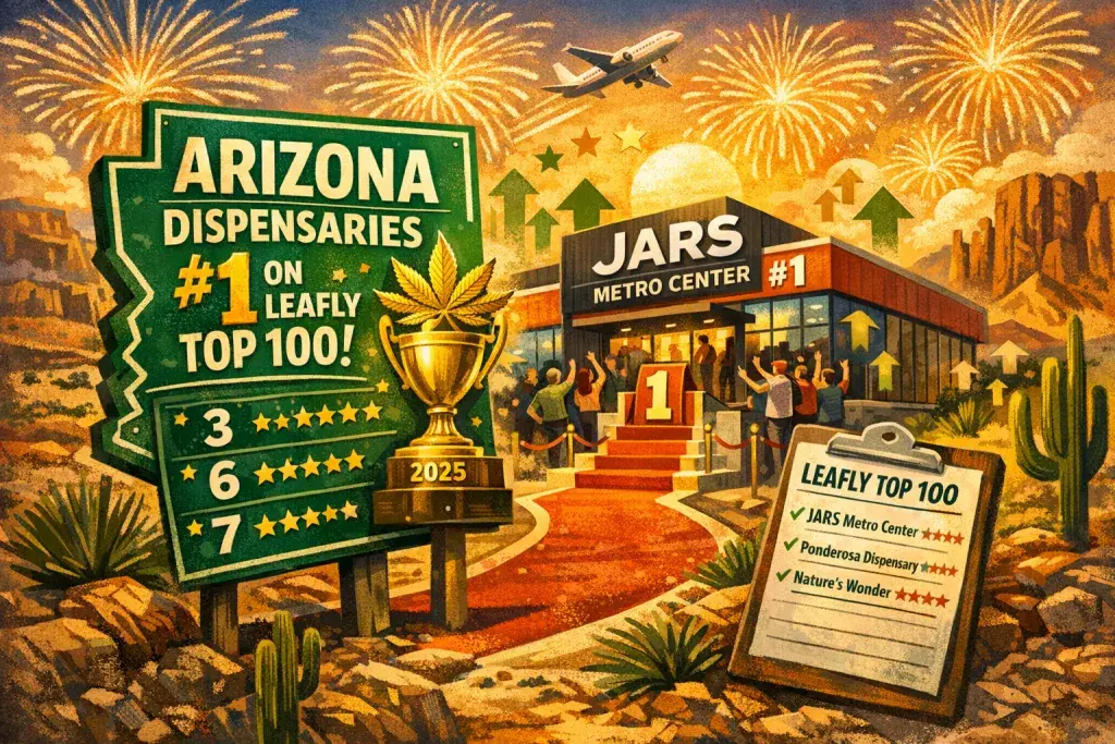 Arizona Dispensaries Dominate Leafly's Top 100 US List for 2025