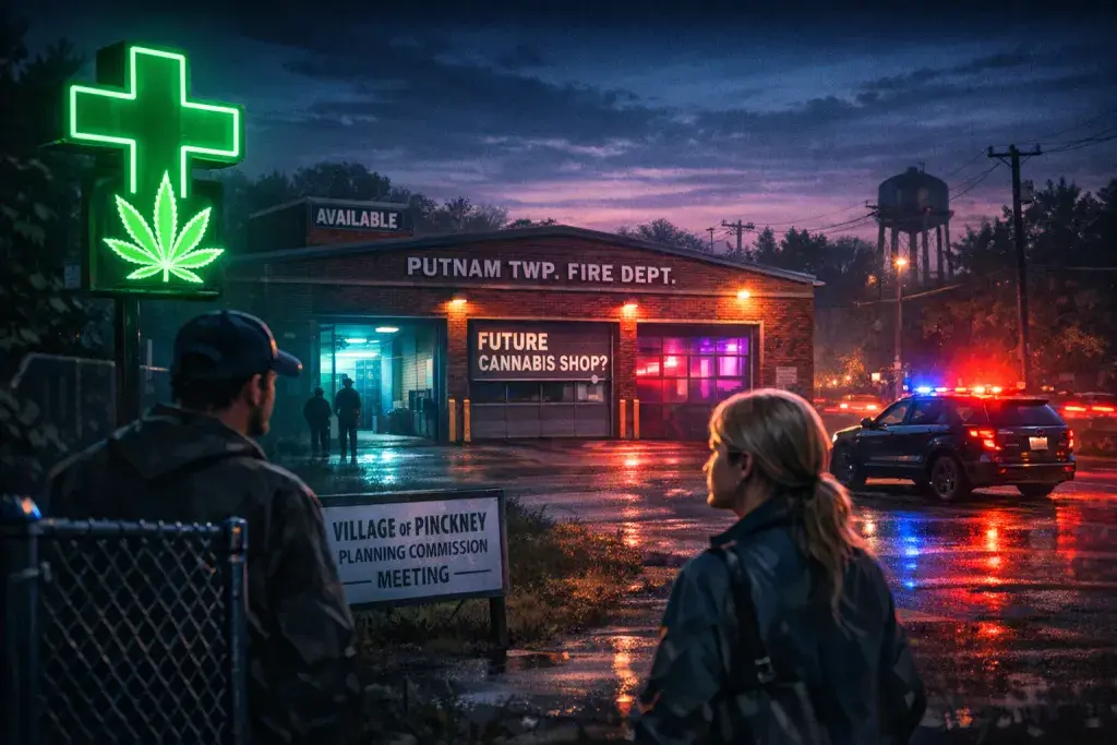 Pinckney Planning Commission Backs Marijuana Retailer for Old Fire Station