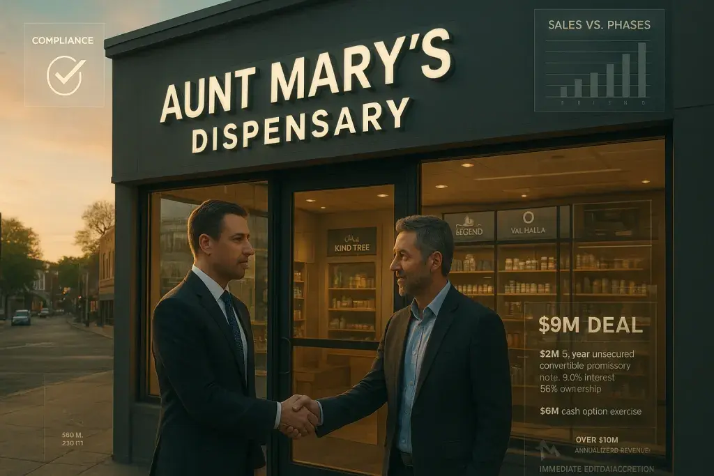 TerrAscend Moves to Acquire Fifth New Jersey Dispensary in $9 Million Deal