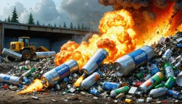 Nitrous Oxide Canisters Trigger Explosions at Metro Vancouver Waste Sites