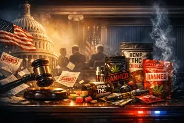 Congress Bans Hemp-Derived THC Products in Government Funding Bill