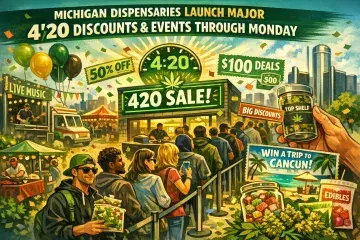 Michigan Dispensaries Launch Major 4/20 Discounts and Events Through Monday
